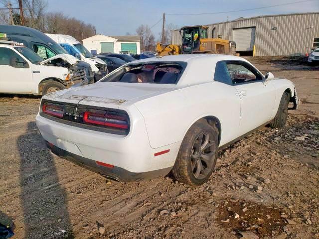 2C3CDZBG7FH700428 - 2015 DODGE CHALLENGER SXT PLUS WHITE photo 4