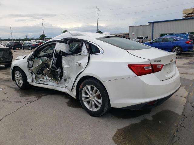 1G1ZE5ST8GF348061 - 2016 CHEVROLET MALIBU LT WHITE photo 2