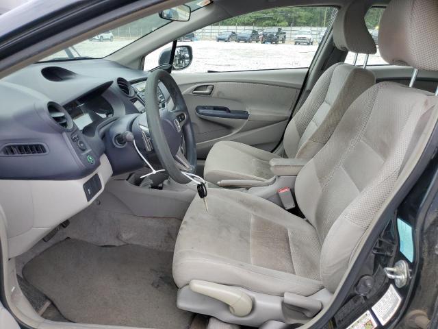 JHMZE2H74AS033271 - 2010 HONDA INSIGHT EX BLACK photo 7