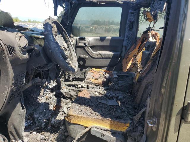 1C4BJWDG6FL751479 - 2015 JEEP WRANGLER U SPORT Зелений фото 7