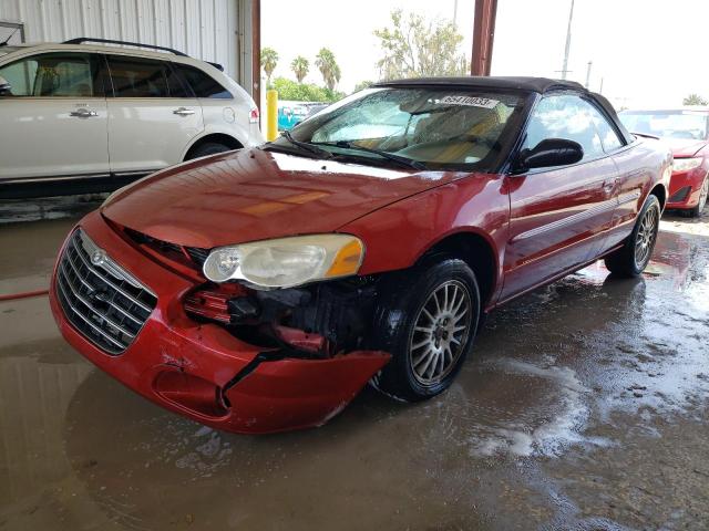 1C3EL55R54N344891 - 2004 CHRYSLER SEBRING LXI RED photo 1