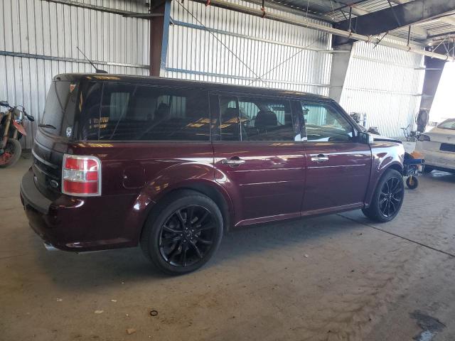 2FMGK5C84KBA16027 - 2019 FORD FLEX SEL 勃艮第红 照片 3