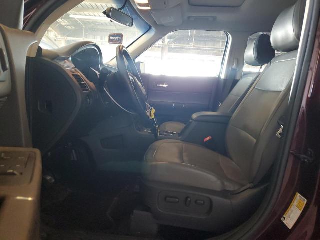 2FMGK5C84KBA16027 - 2019 FORD FLEX SEL 勃艮第红 照片 7