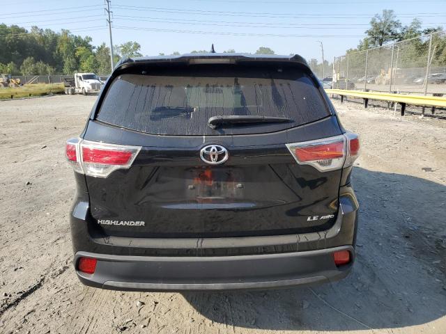 5TDBKRFH1ES008102 - 2014 TOYOTA HIGHLANDER LE BLACK photo 6