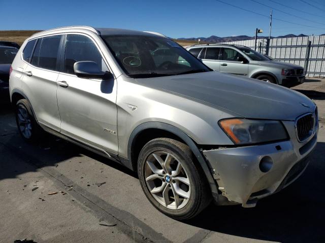 5UXWX7C53BL730264 - 2011 BMW X3 XDRIVE35I SILVER photo 1