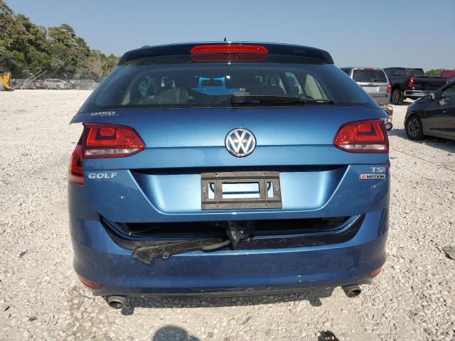 3VW017AU6HM509538 - 2017 VOLKSWAGEN GOLF SPORT S BLUE photo 6