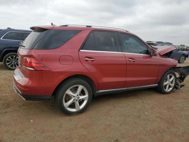 4JGDA5HB6GA750049 - 2016 MERCEDES-BENZ GLE 350 4MATIC RED photo 3