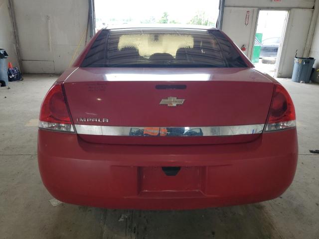 2G1WT57N891167586 - 2009 CHEVROLET IMPALA 1LT 红色 照片 6