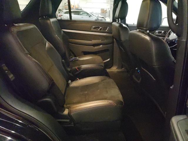 1FM5K8D80KGA89668 - 2019 FORD EXPLORER XLT أسود صورة 11