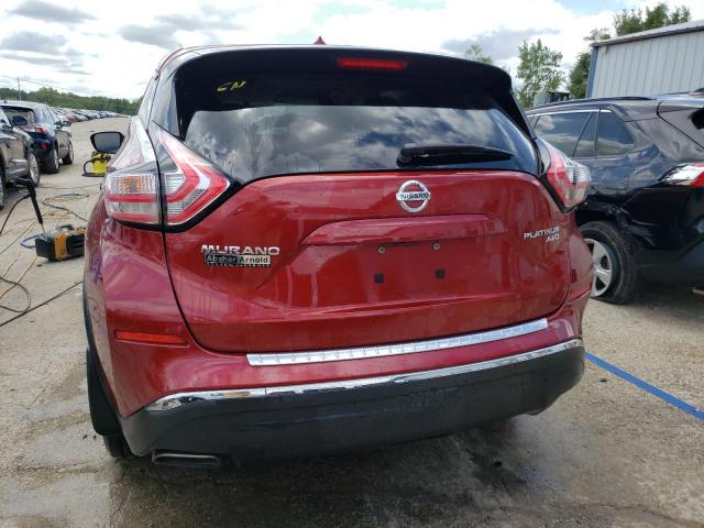 5N1AZ2MHXFN205239 - 2015 NISSAN MURANO S BURGUNDY photo 6