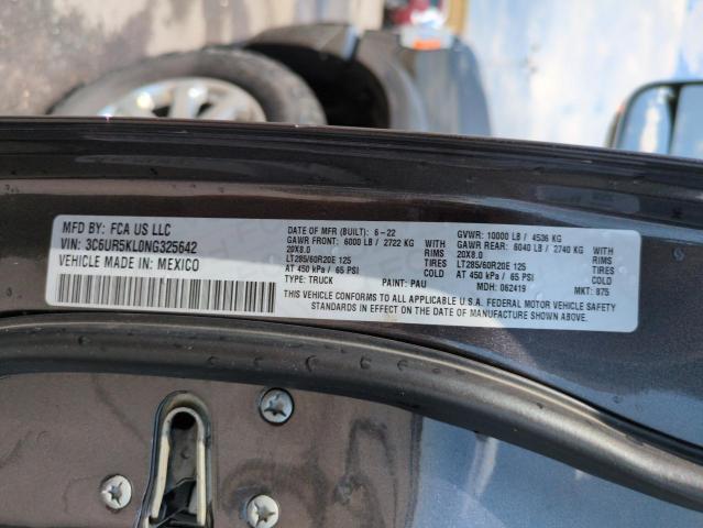 3C6UR5KL0NG325642 - 2022 RAM 2500 LARAMIE GRAY photo 13