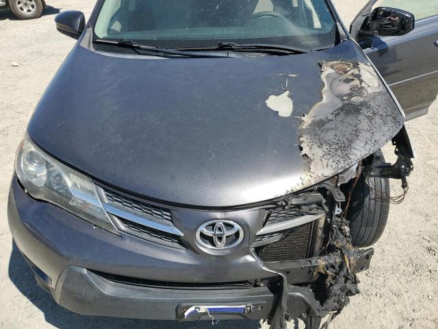 2T3BFREV7DW009246 - 2013 TOYOTA RAV4 LE GRAY photo 12