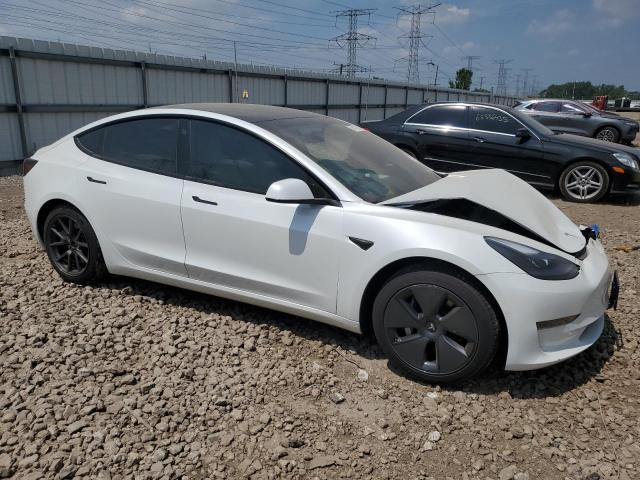 5YJ3E1EA0MF994291 - 2021 TESLA MODEL 3 WHITE photo 4