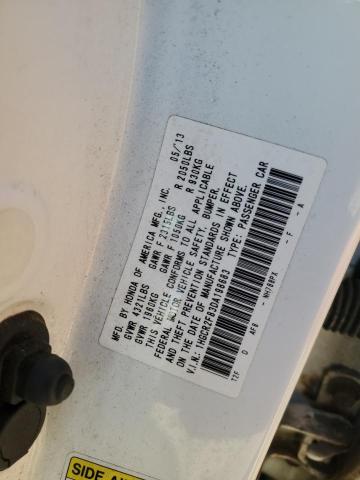 1HGCR2F83DA198683 - 2013 HONDA ACCORD EXL WHITE photo 12