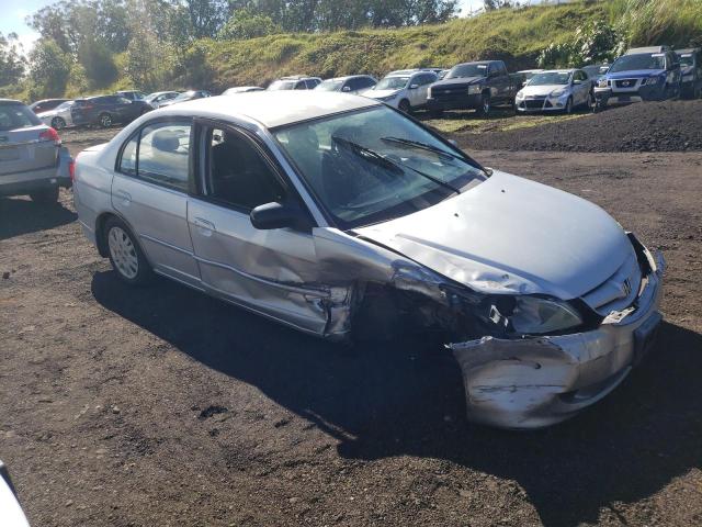 2HGES16515H599908 - 2005 HONDA CIVIC LX SILVER photo 4