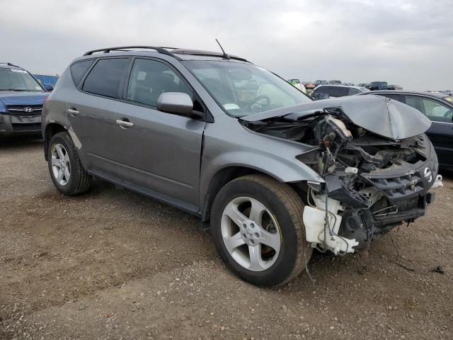 JN8AZ08W05W410342 - 2005 NISSAN MURANO SL GRAY photo 4