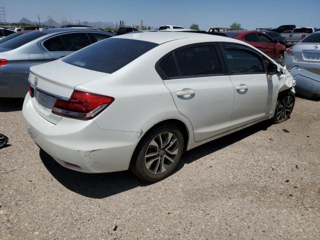 19XFB2F94DE221846 - 2013 HONDA CIVIC EXL თეთრი ფოტო 3