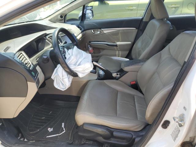 19XFB2F94DE221846 - 2013 HONDA CIVIC EXL თეთრი ფოტო 7