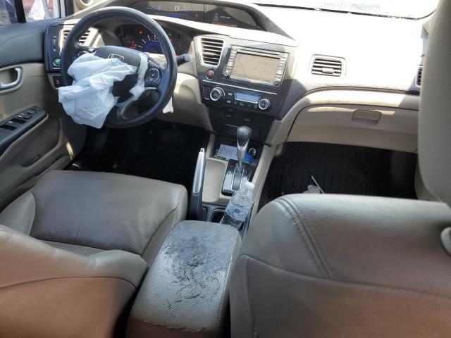 19XFB2F94DE221846 - 2013 HONDA CIVIC EXL თეთრი ფოტო 8