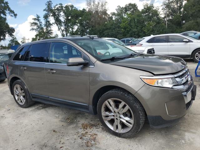 2FMDK3K92DBC15663 - 2013 FORD EDGE LIMITED GRAY photo 4