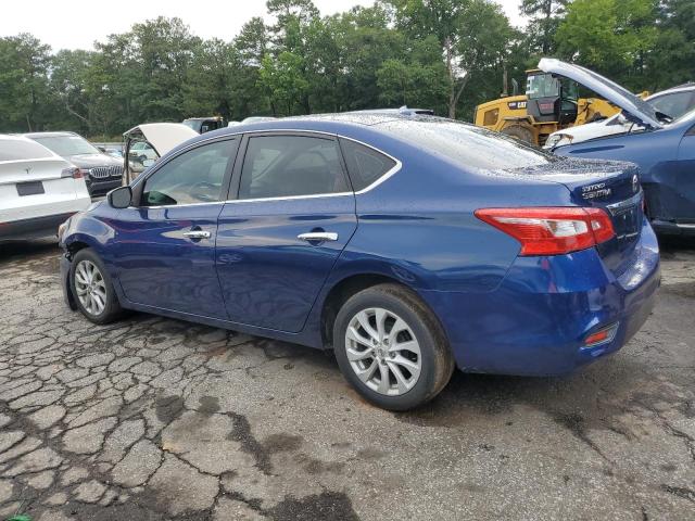 3N1AB7AP3KY430717 - 2019 NISSAN SENTRA S 蓝色 照片 2