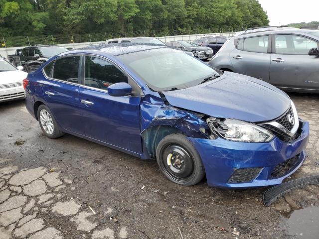 3N1AB7AP3KY430717 - 2019 NISSAN SENTRA S 蓝色 照片 4