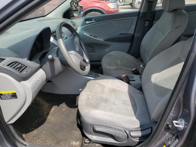 KMHCT4AE9HU306460 - 2017 HYUNDAI ACCENT SE GRAY photo 7