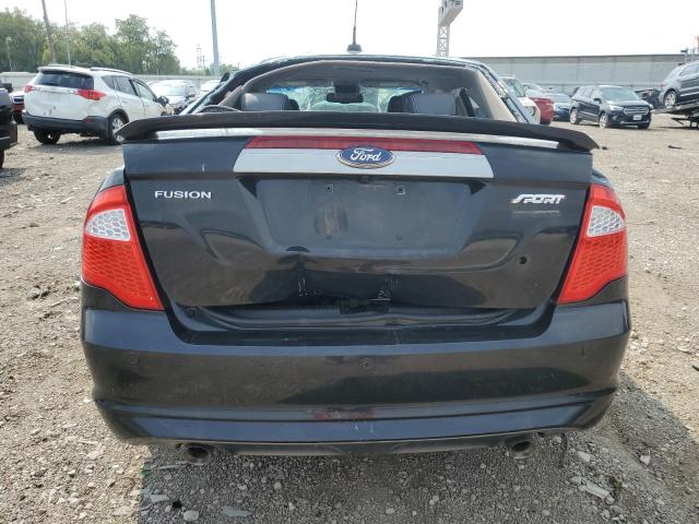 3FAHP0KC4BR251571 - 2011 FORD FUSION SPORT BLACK photo 6