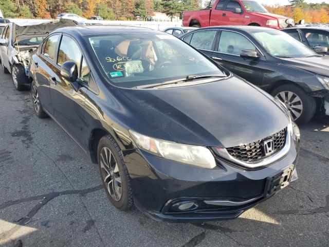 2HGFB2F9XDH526435 - 2013 HONDA CIVIC EXL BLACK photo 1