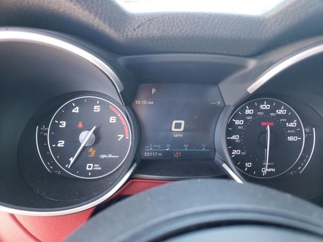 ZASPAKBN0L7C76309 - 2020 ALFA ROMEO STELVIO TI WHITE photo 9