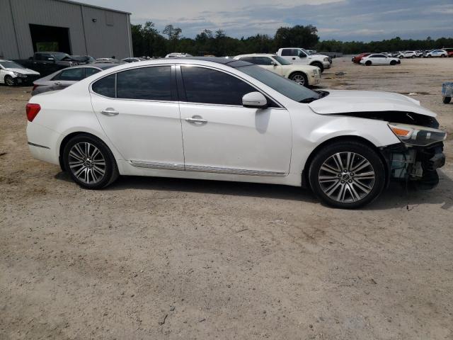 KNALN4D70F5193272 - 2015 KIA CADENZA PREMIUM WHITE photo 4