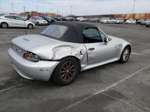 4USCH3343YLF70653 - 2000 BMW Z3 2.8 SILVER photo 3