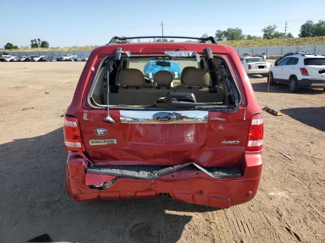 1FMCU94148KC82275 - 2008 FORD ESCAPE LIMITED RED photo 6