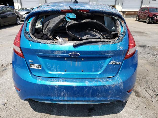 3FADP4EJ7CM153312 - 2012 FORD FIESTA SE BLUE photo 6