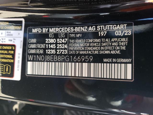 W1N0J8EB8PG166959 - 2023 MERCEDES-BENZ GLC COUPE 300 4MATIC BLACK photo 13