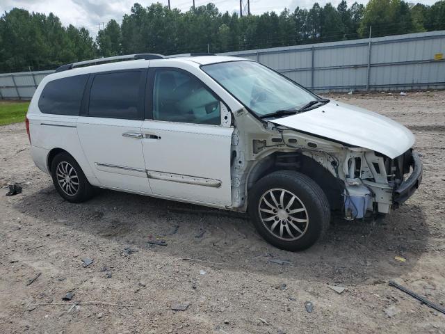 KNDMH4C76C6438727 - 2012 KIA SEDONA EX WHITE photo 4