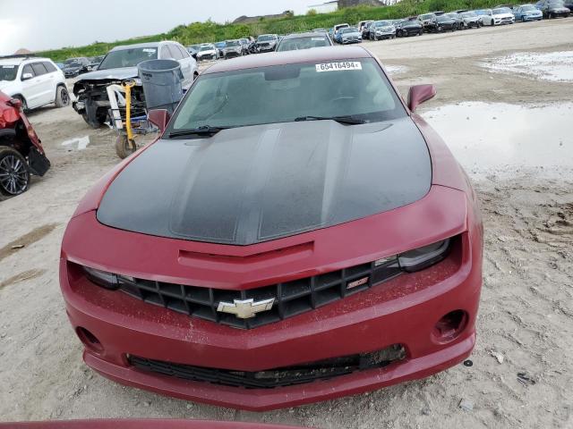 2G1FB1EV7A9133398 - 2010 CHEVROLET CAMARO LT RED photo 5