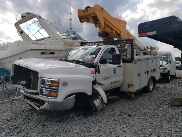 1HTKJPVM9MH641605 - 2021 CHEVROLET SILVERADO WHITE photo 1