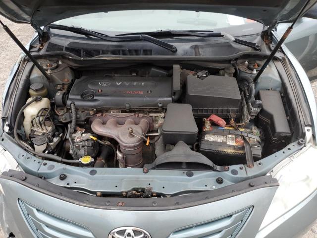 4T1BE46K67U725563 - 2007 TOYOTA CAMRY CE GREEN photo 11