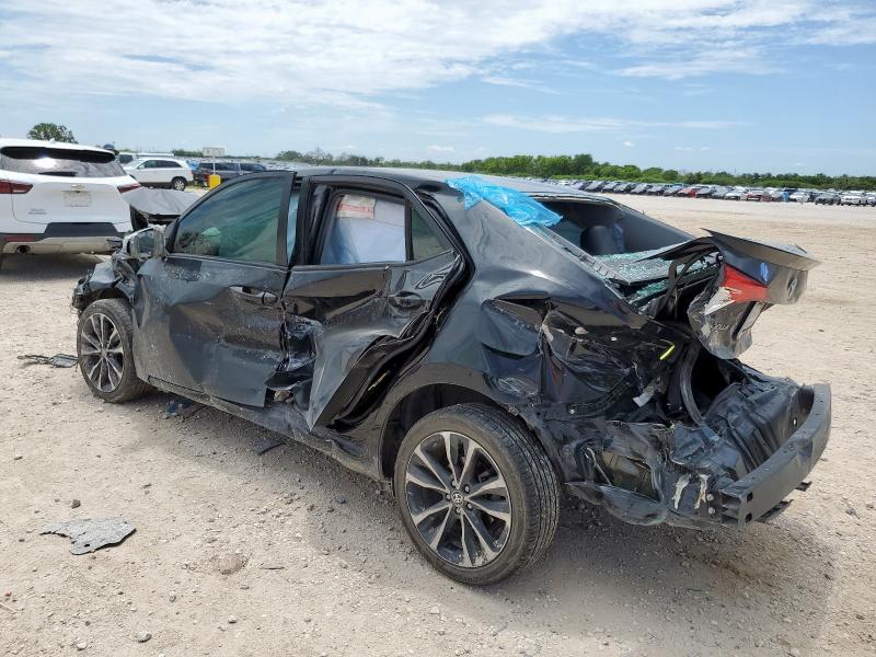 5YFBURHE5KP911144 - 2019 TOYOTA COROLLA L Negro foto 2