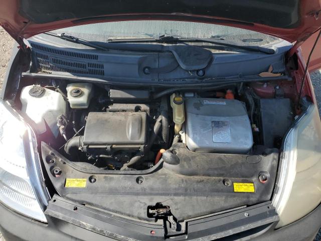 JTDKB20U673209950 - 2007 TOYOTA PRIUS წითელი ფოტო 11