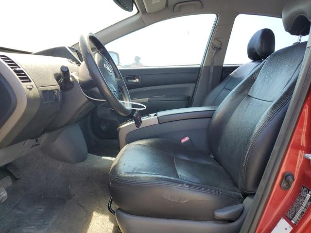 JTDKB20U673209950 - 2007 TOYOTA PRIUS წითელი ფოტო 7