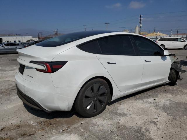 5YJ3E1EB6SF015590 - 2025 TESLA MODEL 3 Белый фото 3