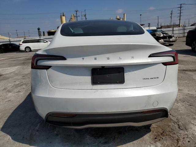 5YJ3E1EB6SF015590 - 2025 TESLA MODEL 3 Белый фото 6