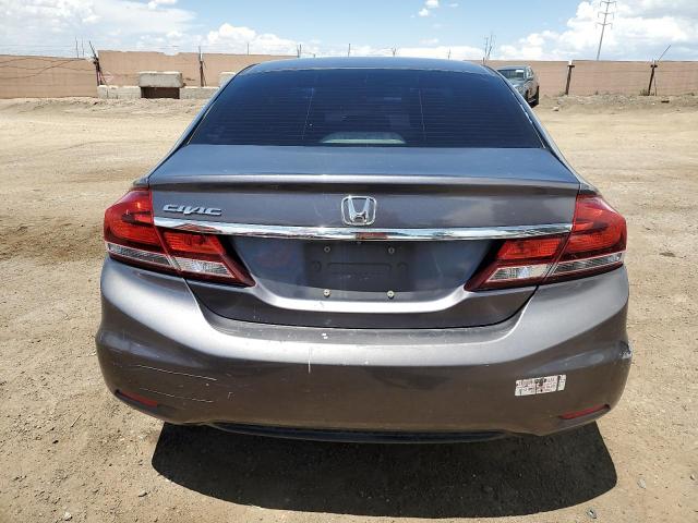 19XFB2F77FE095547 - 2015 HONDA CIVIC SE GRAY photo 6