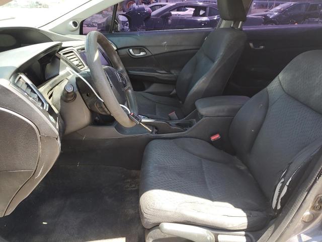 19XFB2F77FE095547 - 2015 HONDA CIVIC SE GRAY photo 7