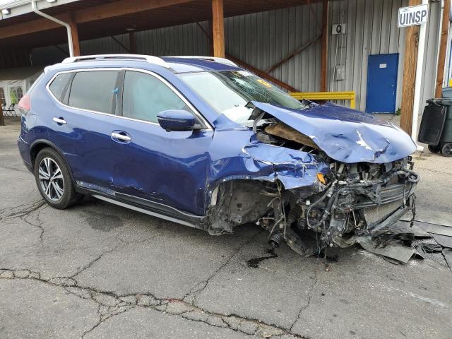 5N1AT2MTXKC702917 - 2019 NISSAN ROGUE S Синий фото 4