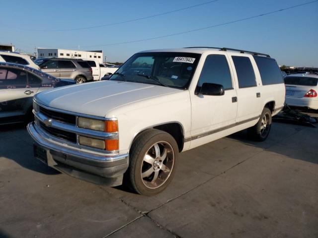 1GNEC16R6XJ301778 - 1999 CHEVROLET SUBURBAN C1500 WHITE photo 1