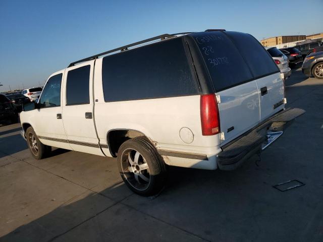 1GNEC16R6XJ301778 - 1999 CHEVROLET SUBURBAN C1500 WHITE photo 2