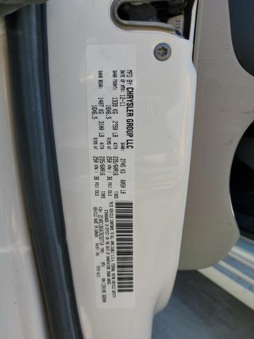 2C4RC1BG4CR232710 - 2012 CHRYSLER TOWN & COU TOURING WHITE photo 12